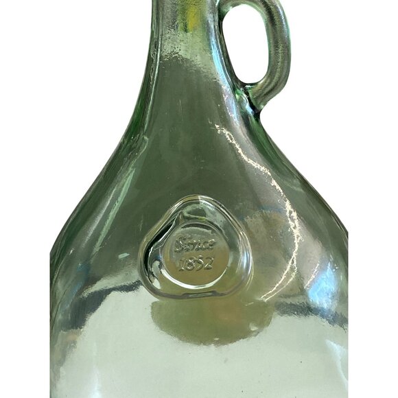 Paul Masson Vintage Green Glass Jug 1 Gallon With Handle - Picture 2 of 9